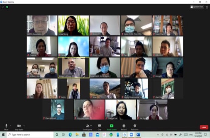 Regular Meetings Held With Hong Kong Instructors Via Zoom